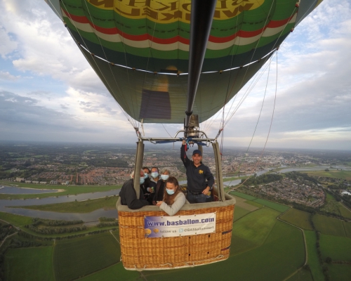 Prive ballonvaart vanaf Apeldoorn naar Lettele